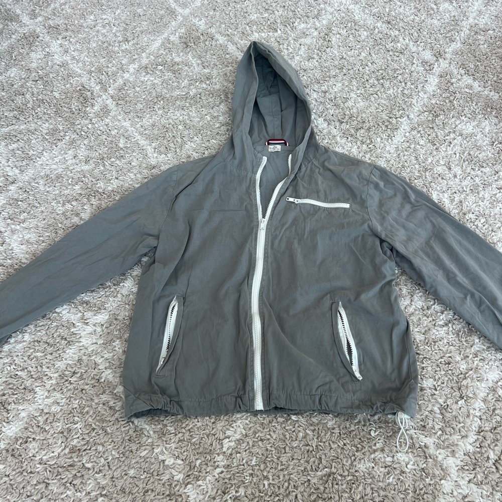 John Galt grey zip up jacket